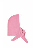 Ribbed Pure Cashmere Hood -  Rose