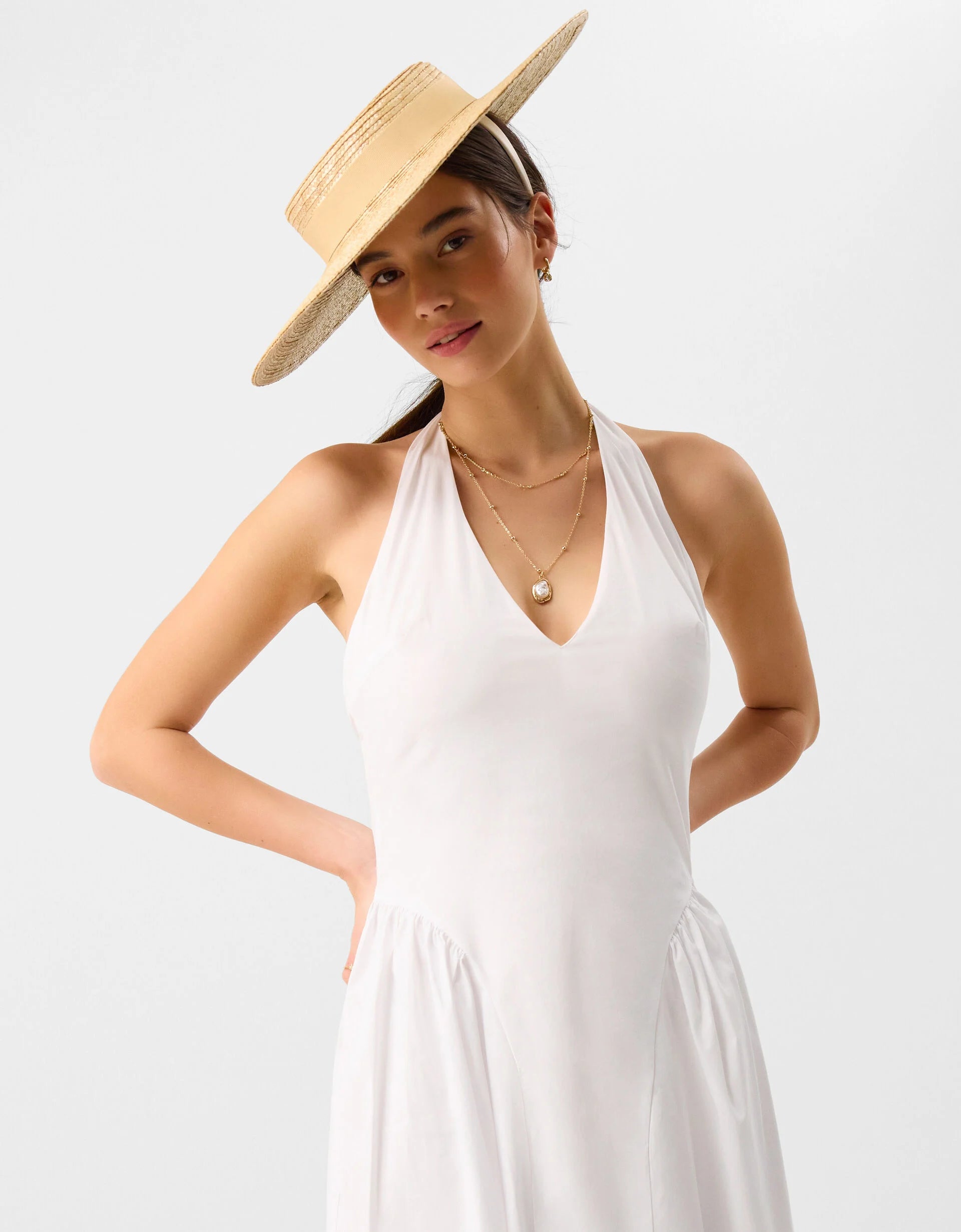 Straw Boater Fascinator